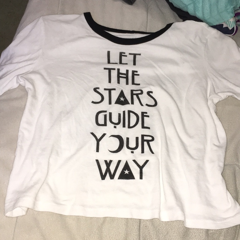 White crop top